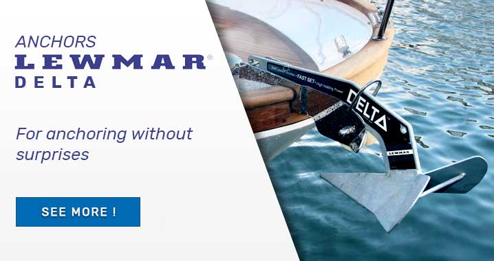 Lewmar anchor, for strong anchoring